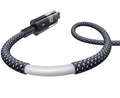 Kabel za podatke i punjenje USB-A - Lightning Baseus Display 2, 18W, 1m, Crni P10382700121-00