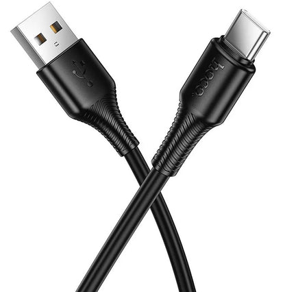 Kabel za podatke i punjenje USB-A - USB-C HOCO X120, 60W, 1m, Crni