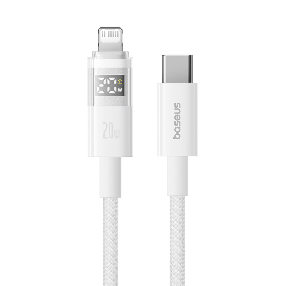 Kabel za podatke i punjenje USB-C - Lightning Baseus Display 2, 20W, 1m, Bijeli P10382703211-00