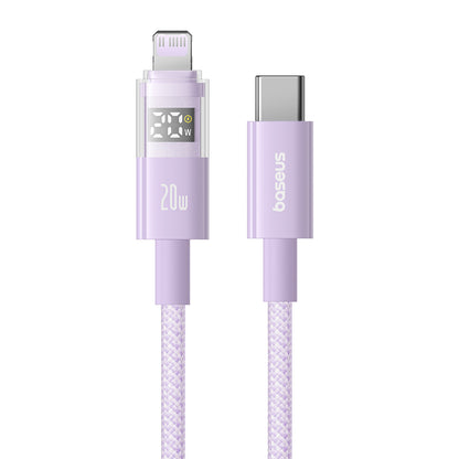 Kabel za podatke i punjenje USB-C - Lightning Baseus Display 2, 20W, 1m, Ljubičasti P10382703511-00