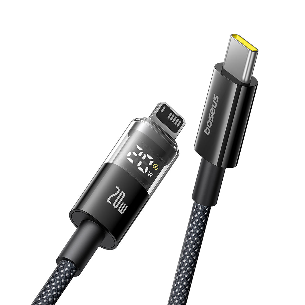 Kabel za podatke i punjenje USB-C - Lightning Baseus Display 2, 20W, 2m, Crni P10382703121-01