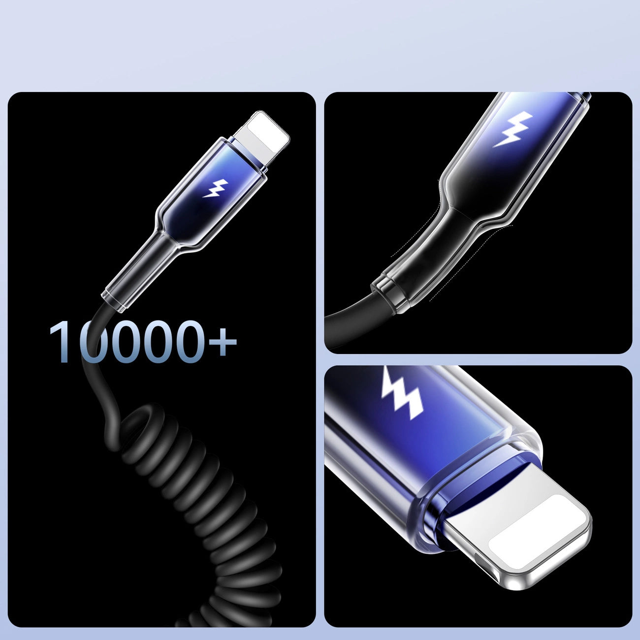 Kabel za prijenos podataka i punjenje USB-A - Lightning Joyroom S-A43 Crystal, 18W, 1.5m, Crni