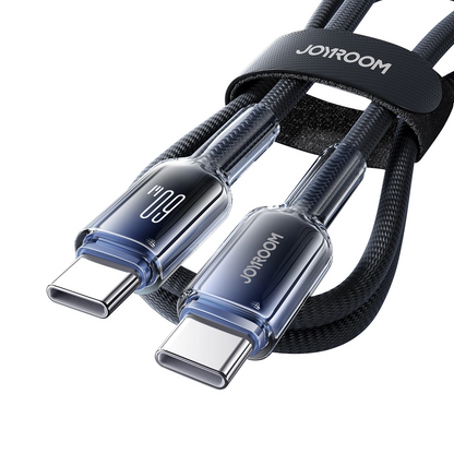 Kabel za podatke i punjenje USB-C - USB-C Joyroom S-A42, 60W, 1.2m, Crni