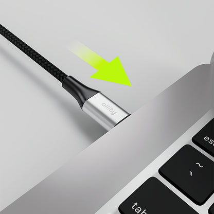 Kabel za podatke i punjenje USB-C - USB-C Allity. AUC-01, 100W, 2m, Crna