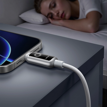 Kabel za podatke i punjenje USB-C - Lightning Joyroom S-A55 StarFlight Display, 30W, 1.2m, Bijeli