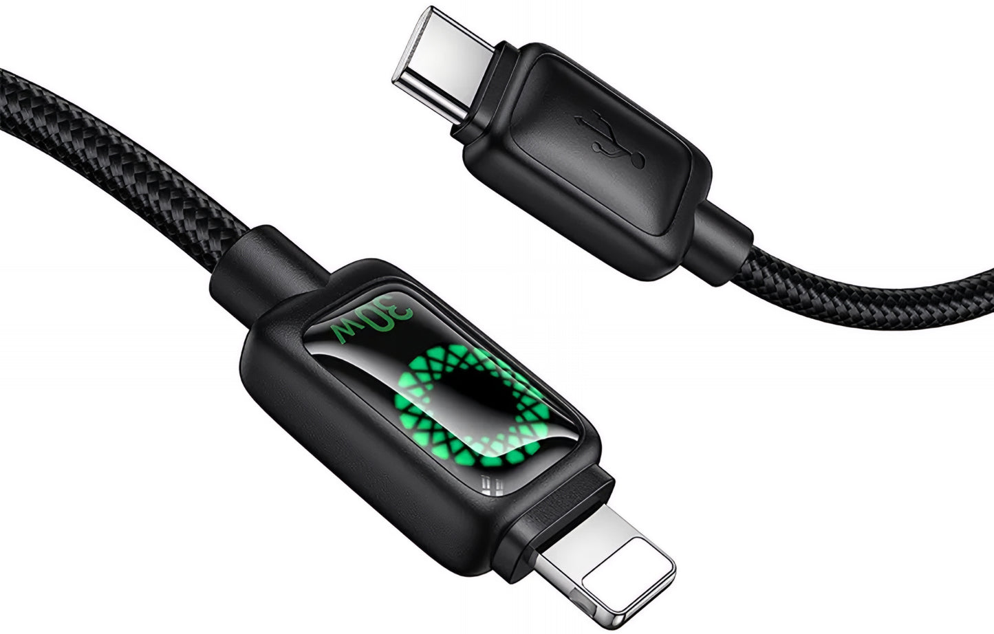 Kabel za podatke i punjenje USB-C - Lightning HOCO U146, 30W, 1.2m, Crni