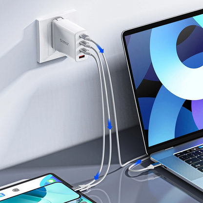 Kabel za prijenos podataka i punjenje USB-C - USB-C Orico CDX, 60W, 1m, Bijeli