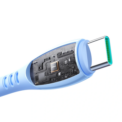 Kabel za podatke i punjenje USB-C - USB-C Joyroom S-A59 Vibrant, 60W, 1.2m, Plavi