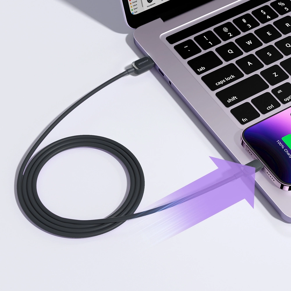 USB-A kabel za prijenos podataka i punjenje - Lightning Joyroom S-A14, 18W, 1.2m, Crna