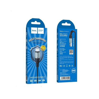 Kabel za Prijenos Podataka i Punjenje USB-A - Lightning HOCO X38 Cool, 18W, 1m, Crni