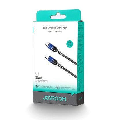 USB-C kabel za prijenos podataka i punjenje - Lightning Joyroom S-A42, 30W, 1.2m, Crna