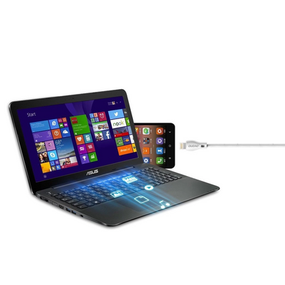 Kabel za prijenos podataka i punjenje USB-A - Lightning Dudao L4L, 18W, 1m, Bijeli