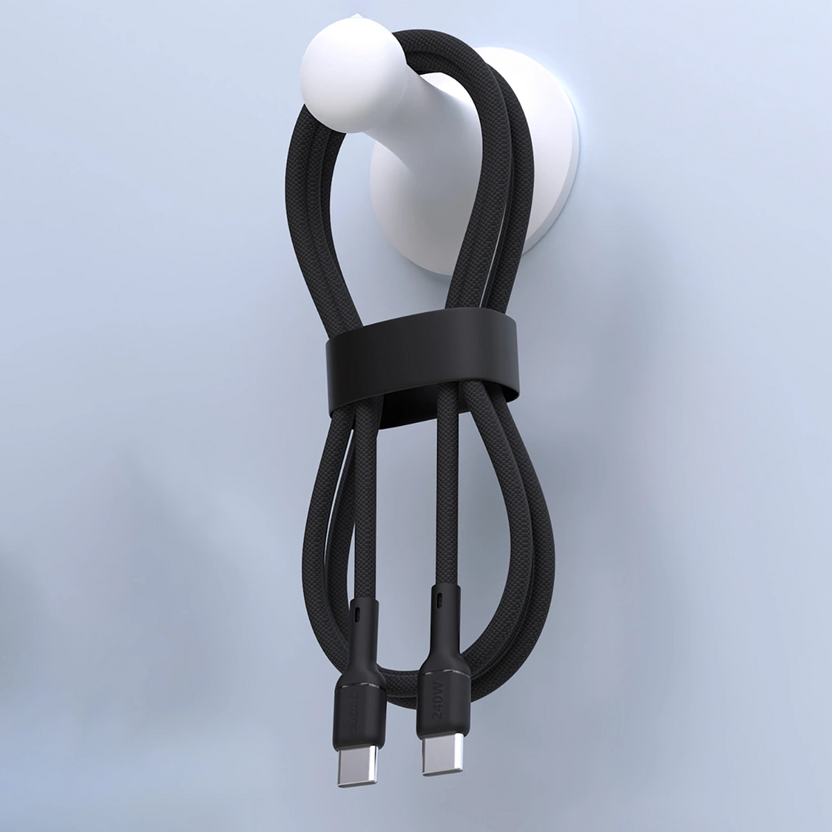 USB-C - USB-C kabel za prijenos podataka i punjenje Dudao L9C Max, 240W, 1.2m, Crna