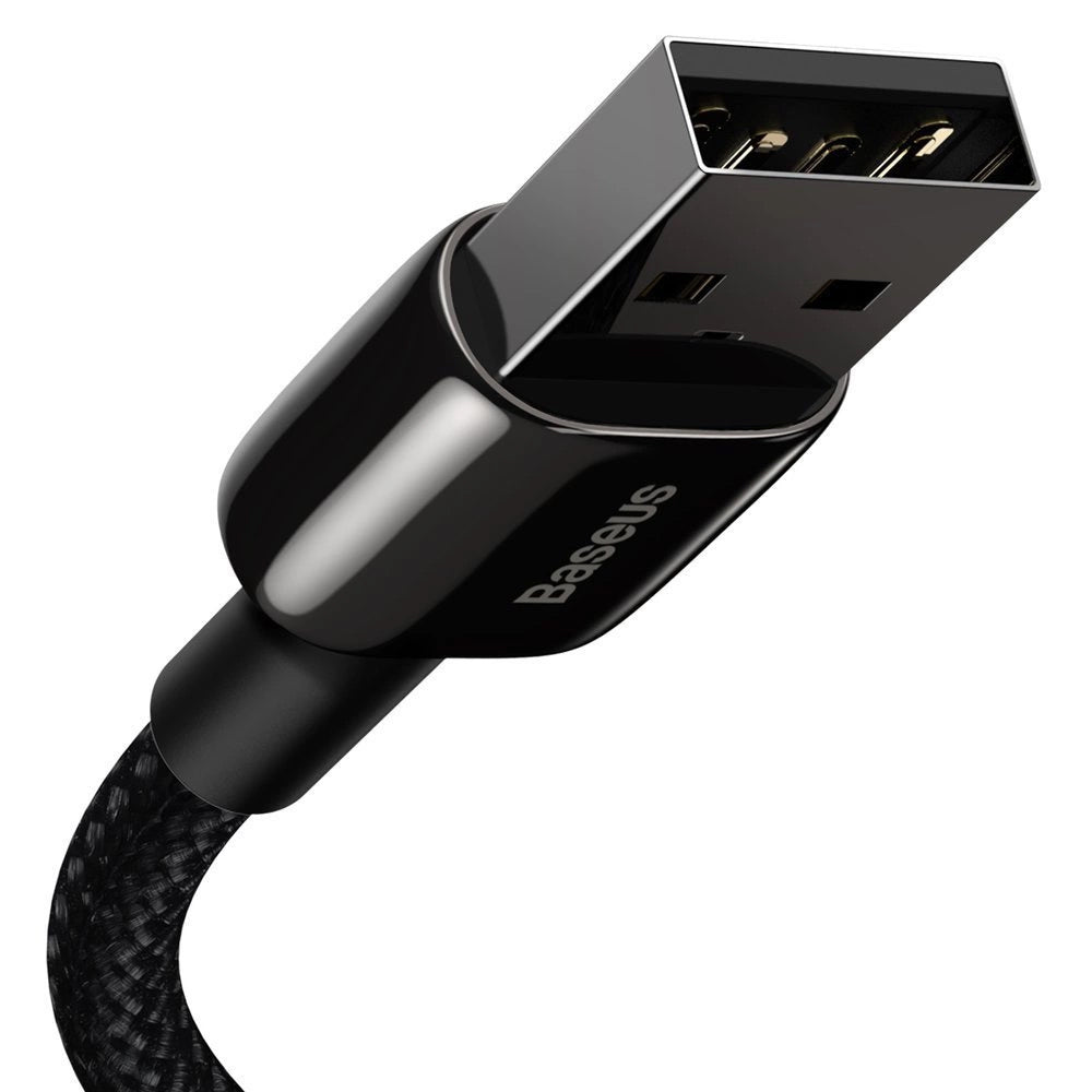 Kabel za Prijenos Podataka i Punjenje USB-A - Lightning Baseus Tungsten Gold, 20W, 1m, Crni CALWJ-01