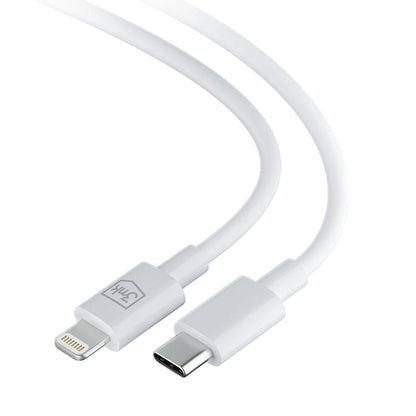 USB-C kabel za prijenos podataka i punjenje - Lightning 3MK Hyper, 20W, 1.2m, Bijeli