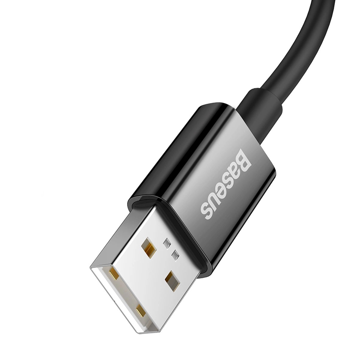 Kabel za Prijenos Podataka i Punjenje USB-A - USB-C Baseus Superior Series, 65W, 2m, Crni CAYS001001