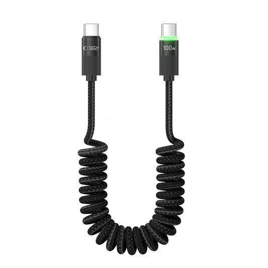 Kabel za prijenos podataka i punjenje USB-C - USB-C Tech-Protect UB20T Ultraboost, 100W, 1.8m, Crni