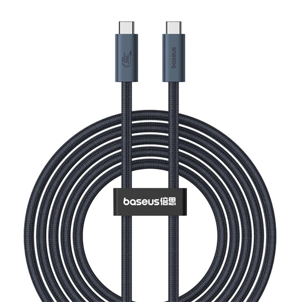 Cablu Date si Incarcare USB-C - USB-C Baseus Flash Series II, 240W, 1.8m, Negru P10311803112-00