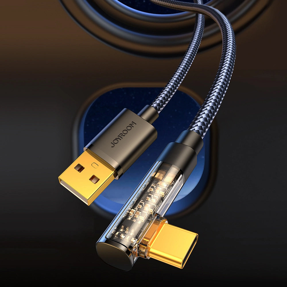 Kabel za podatke i punjenje USB-A - USB-C Joyroom S-UC027A6 Angled, 60W, 1.2m, Crni
