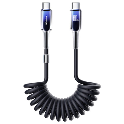 Kabel za podatke i punjenje USB-C - USB-C Joyroom S-A43 Crystal, 60W, 1.5m, Crni