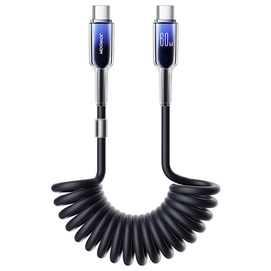 Kabel za podatke i punjenje USB-C - USB-C Joyroom S-A43 Crystal, 60W, 1.5m, Crni