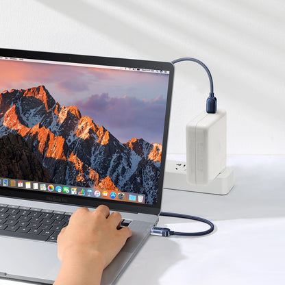 Kabel za podatke i punjenje USB-C - USB-C Joyroom A4 Display, 100W, 1.2m, Plavi