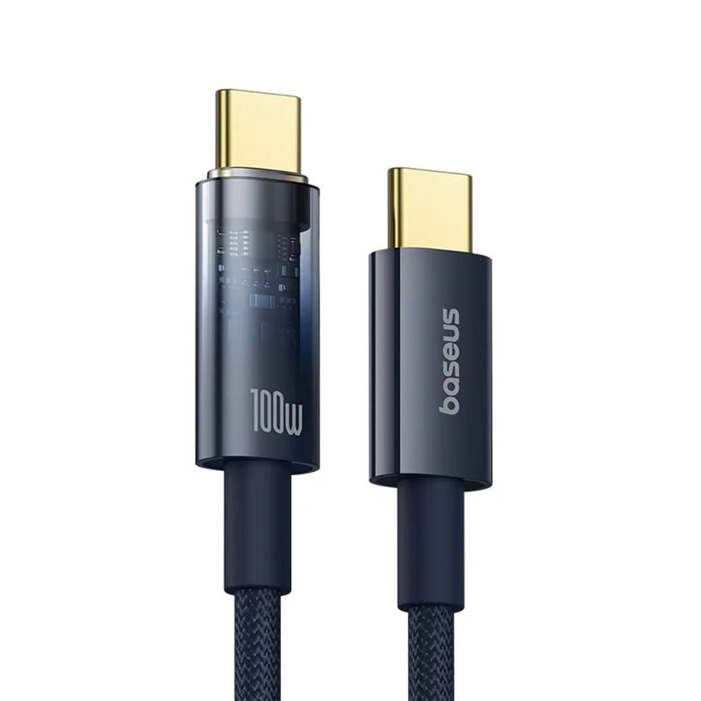 Kabel za podatke i punjenje USB-C - USB-C Baseus Explorer, 100W, 1m, Tamnoplavi P10319704321-00