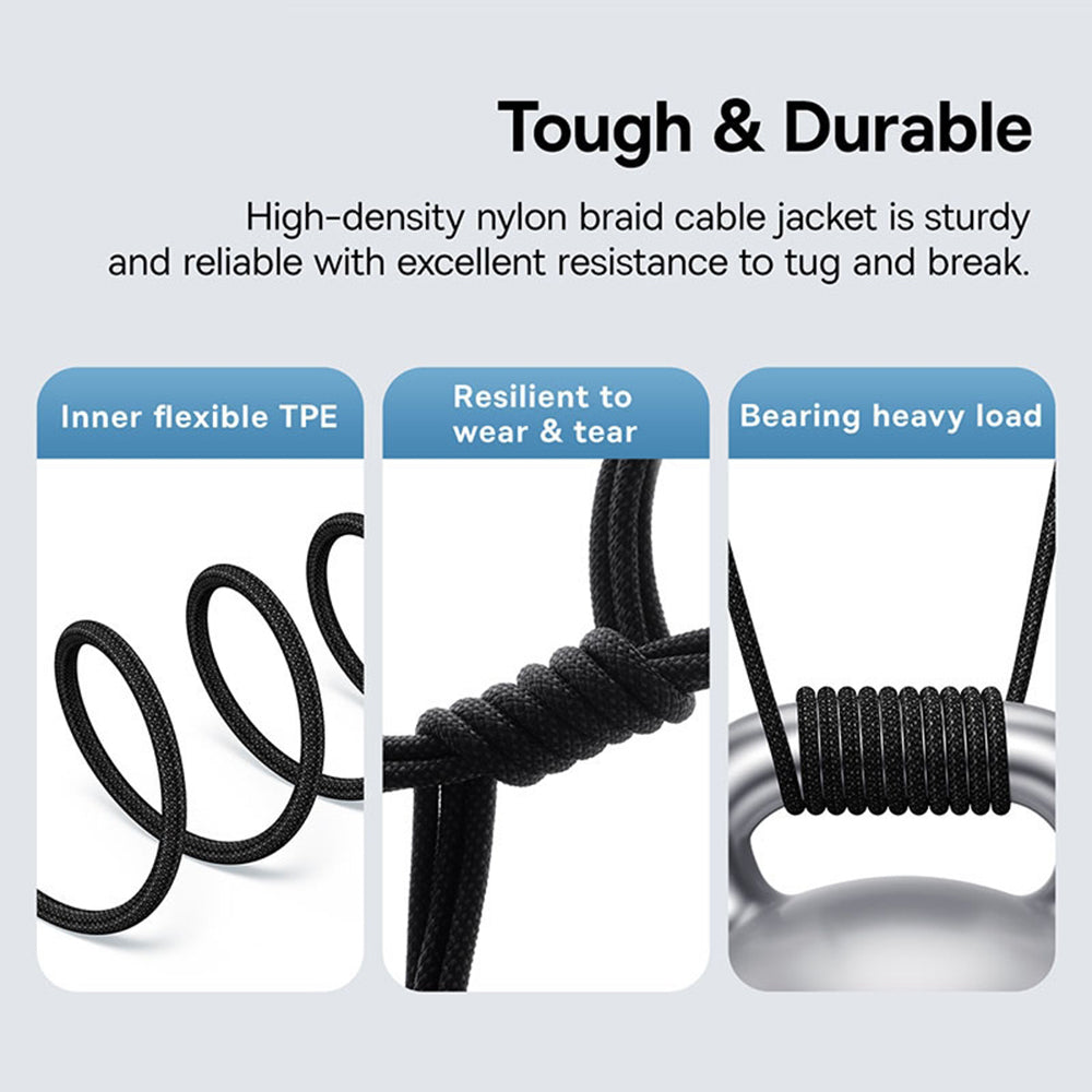 Kabel za prijenos podataka i punjenje USB-C - USB-C Baseus Gem, 100W, 1m, Crni P10373000111-00