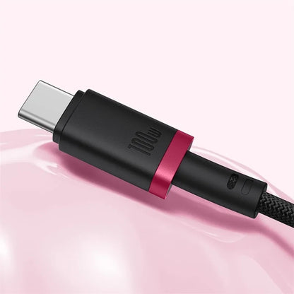 Kabel za podatke i punjenje USB-C - USB-C Baseus Dura Series, 240W, 1m, Crvena P10377803U03-01