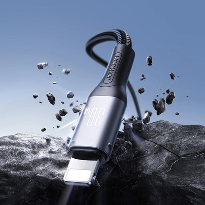 Kabel za podatke i punjenje USB-C - Lightning Joyroom S-A28 Flash, 30W, 1m, Crni