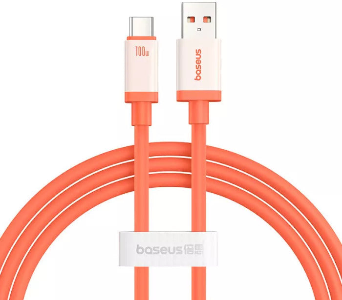 Kabel za podatke i punjenje USB-A - USB-C Baseus Zero Degree Series, 100W, 2m, Crveni