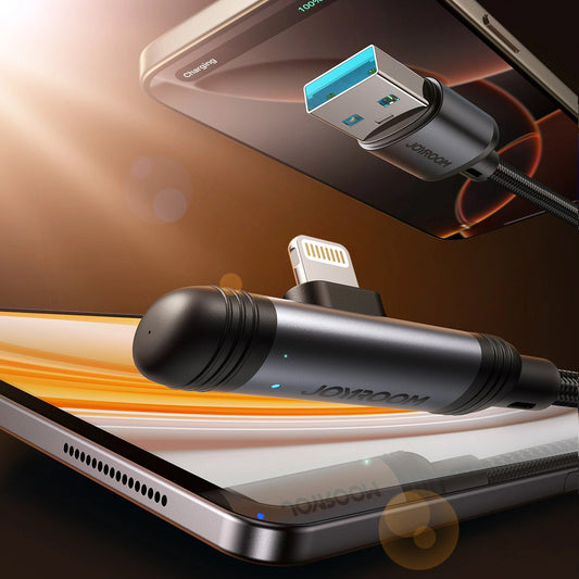 Kabel za podatke i punjenje USB-A - Lightning Joyroom S-A56 EnjoyX Angled, 18W, 1.2m, Crni