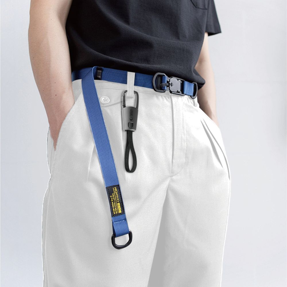 Kabel za podatke i punjenje USB-C - USB-C Tech-Protect Ultraboost DNA privjesak za ključeve, 60W, 0.17m, Sivi