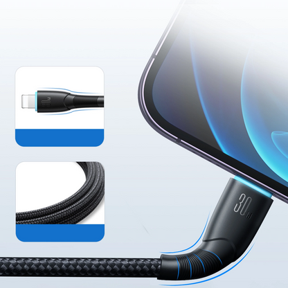 Kabel za podatke i punjenje USB-C - Lightning Joyroom S-A32, 30W, 1m, Crni