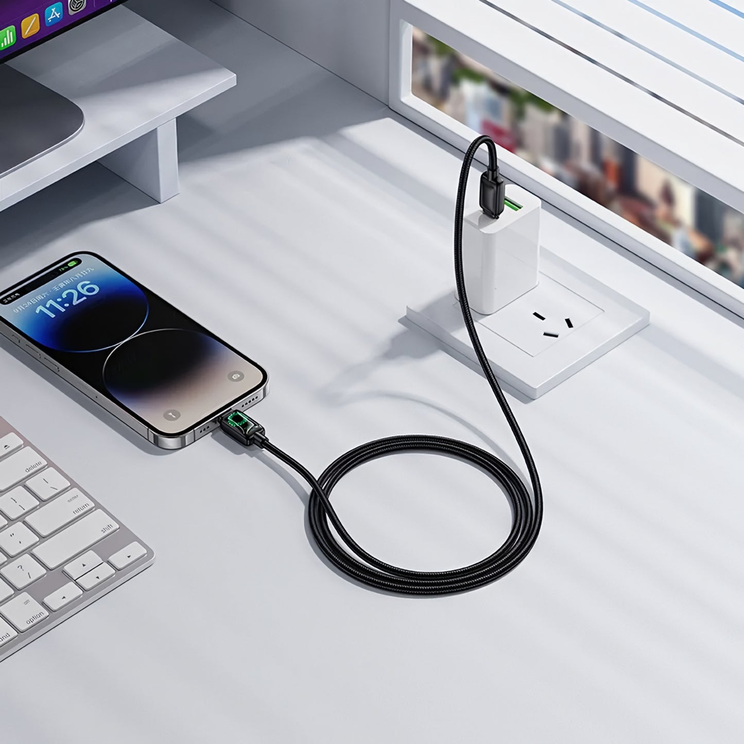 Kabel za podatke i punjenje USB-C - Lightning HOCO U146, 30W, 1.2m, Crni