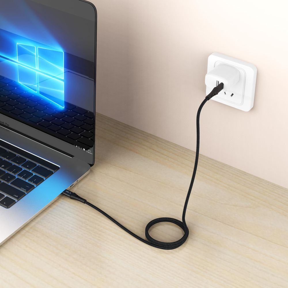 USB-C kabel za prijenos podataka i punjenje - USB-C Tech-Protect UB11T Ultraboost, 100W, 2m, Crna
