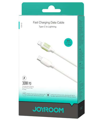 Kabel za podatke i punjenje USB-C - Lightning Joyroom S-A53, 30W, 1.2m, Bež