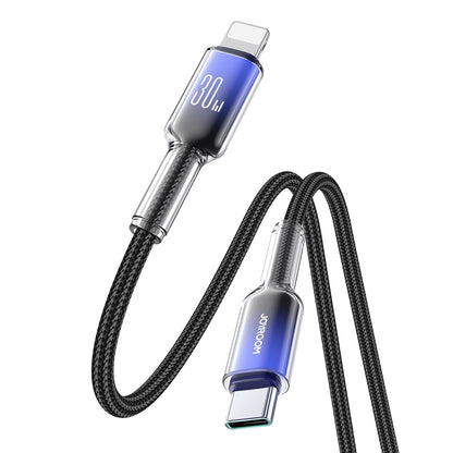 USB-C kabel za prijenos podataka i punjenje - Lightning Joyroom S-A42, 30W, 1.2m, Crna