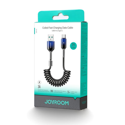 USB-A - USB-C kabel za podatke i punjenje Joyroom S-A43 Crystal, 60W, 1.5m, Crni
