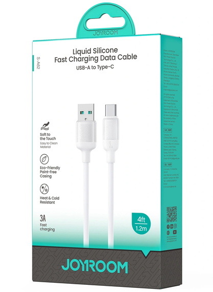 Kabel za prijenos podataka i punjenje USB-A - USB-C Joyroom S-A62 Lively, 18W, 1.2m, Bijeli