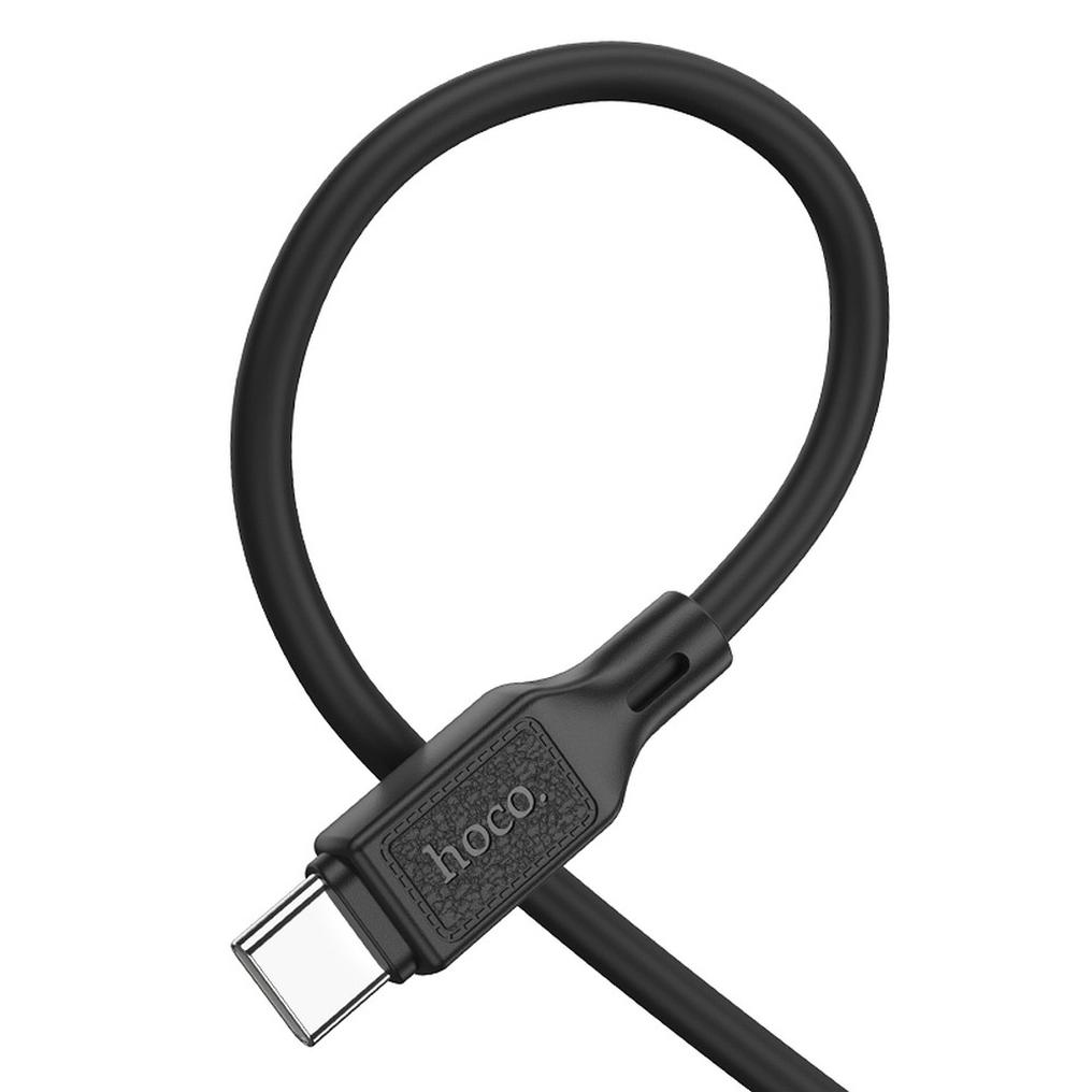 Kabel za prijenos podataka i punjenje USB-C - USB-C HOCO X90, 60W, 1m, Crna