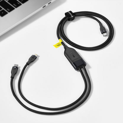 Kabel za podatke i punjenje USB-C - Lightning / USB-C Baseus Flash Series 2in1, 100W, 1.2m, Crni CA1T2-F01