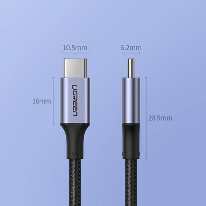 Kabel za Prijenos Podataka i Punjenje USB-C - USB-C UGREEN US316, 100W, 1m, Sivi
