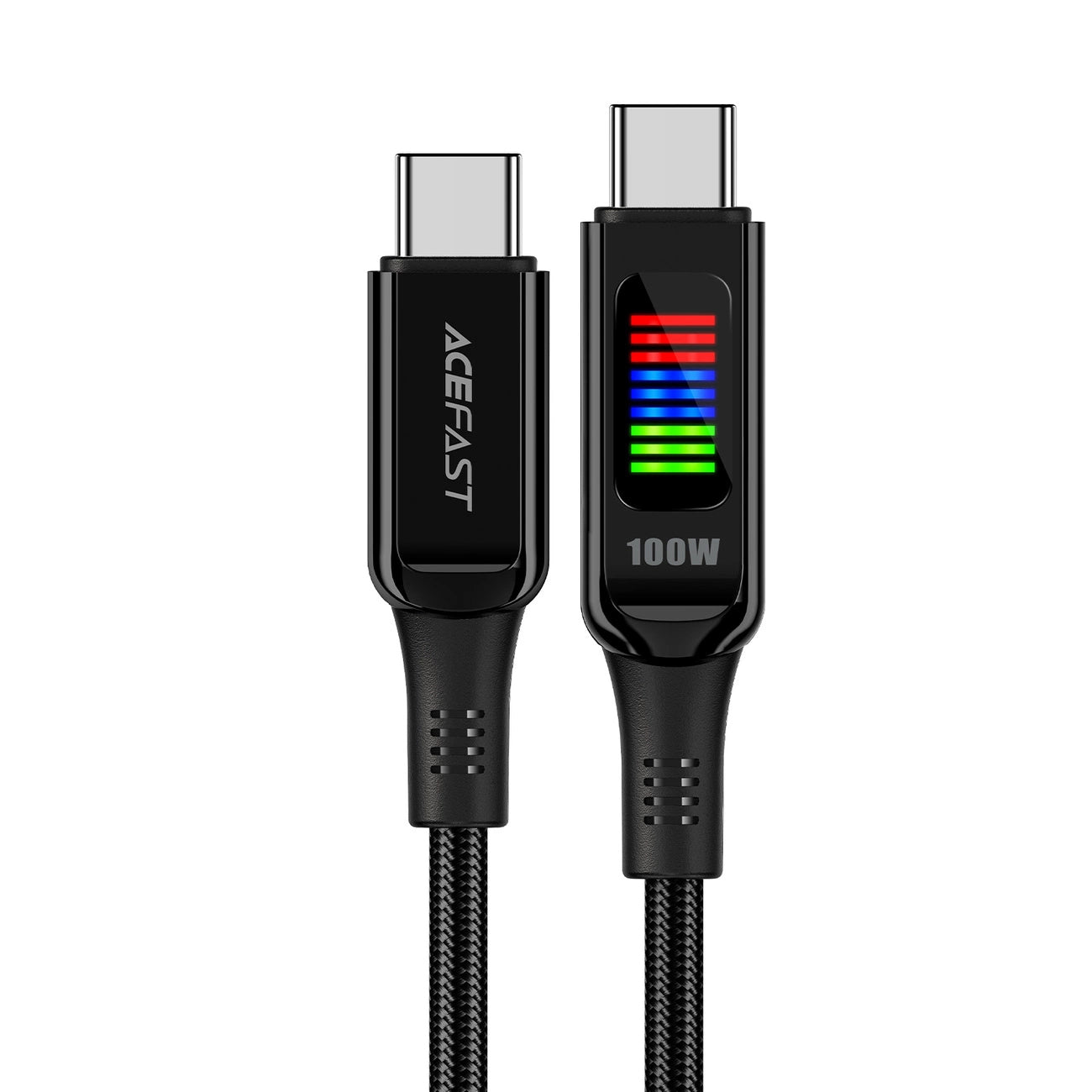 USB-C kabel za punjenje i prijenos podataka - USB-C Acefast C7-03, 100W, 1.2m, Crni