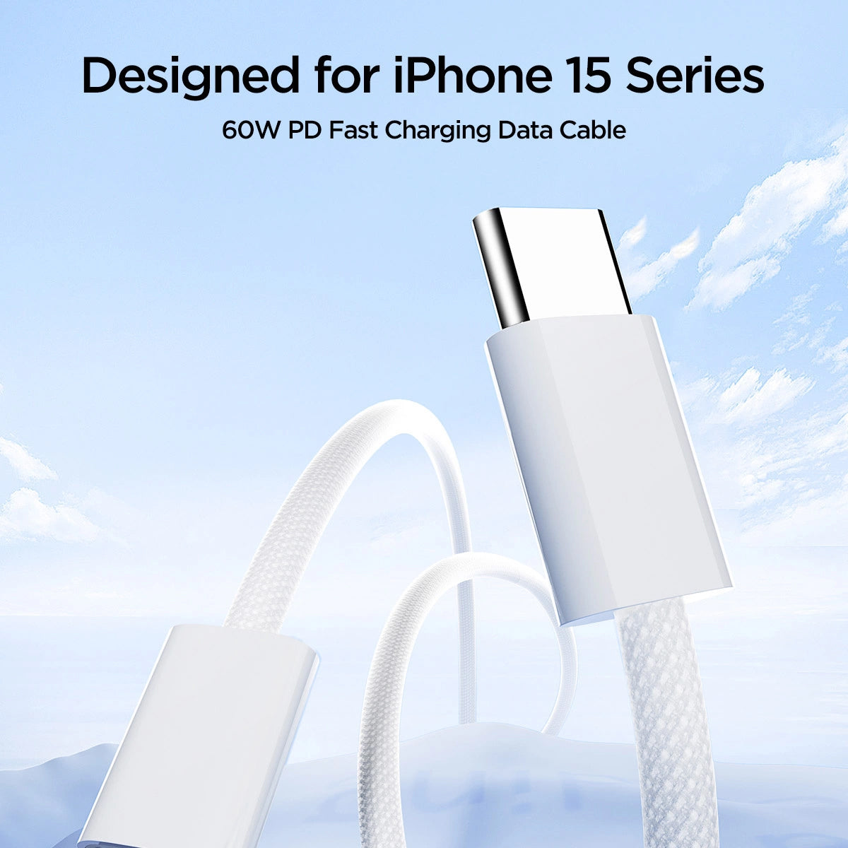 Kabel za Prijenos Podataka i Punjenje USB-C - USB-C Joyroom S-A45, 60W, 1m, Bijeli