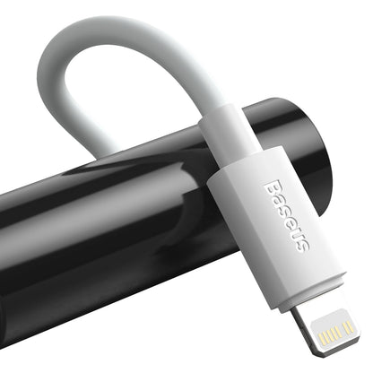 Kabel za Prijenos Podataka i Punjenje USB-C - Lightning Baseus Simple Wisdom, 20W, 1.5m, Set 2 komada, Bijeli