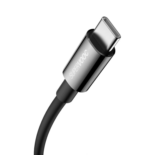 Kabel za Prijenos Podataka i Punjenje USB-A - USB-C Baseus Superior Series, 65W, 2m, Crni CAYS001001