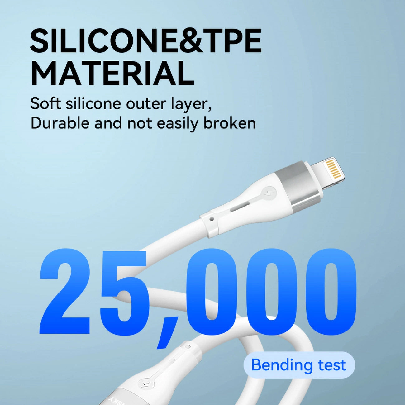 Kabel za podatke i punjenje USB-C - Lightning WZK WSTCL1, 27W, 1m, Bijeli