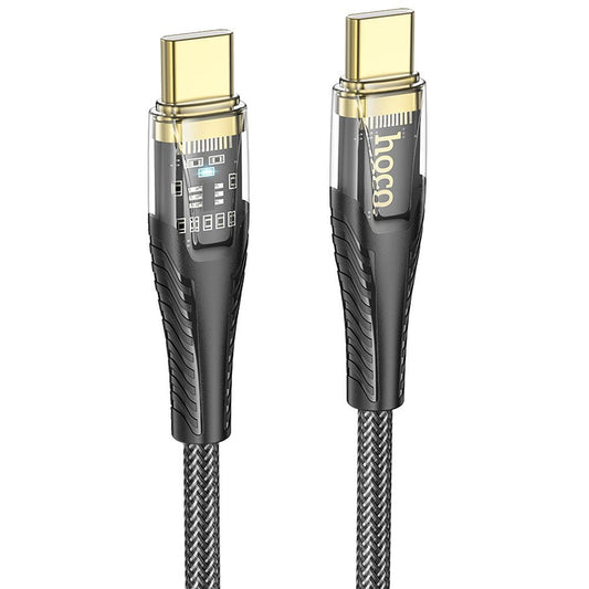Kabel za podatke i punjenje USB-C - USB-C HOCO U121, 60W, 1.2m, Crni