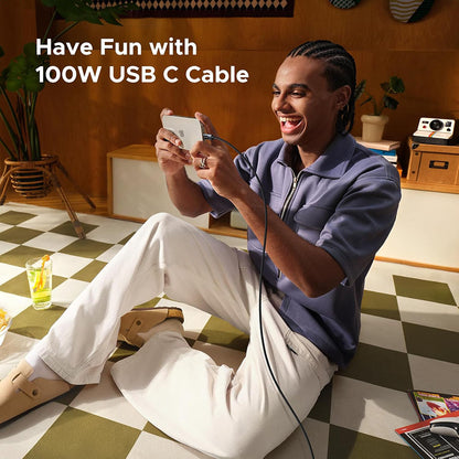 Kabel za podatke i punjenje USB-C - USB-C UGREEN L509, 100W, 1m, Sivi